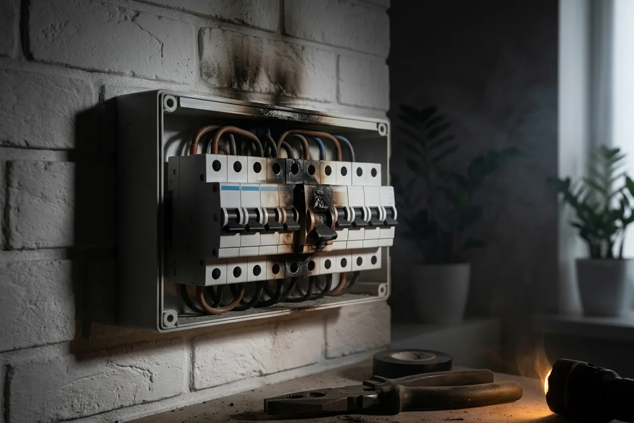 SOS électricien 24h/24 et 7j/7 à Sète — avant (chantier 7) SOS électricien 24h/24 et 7j/7 à Sète — avant (chantier 7)
